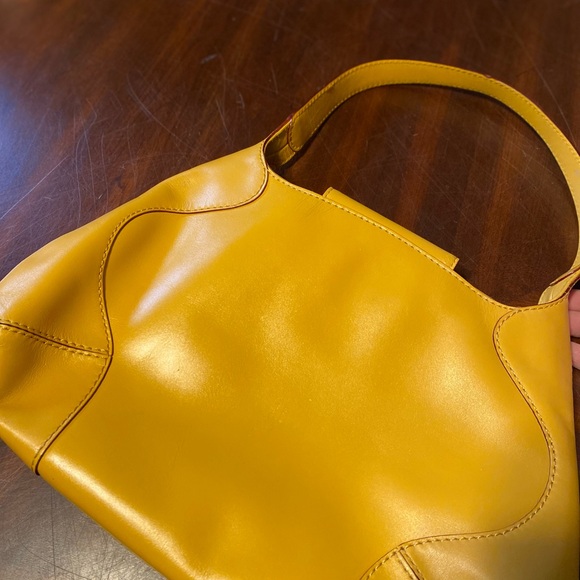 Kate Spade Yellow Leather Shoulder Bag - Picture 5 of 10